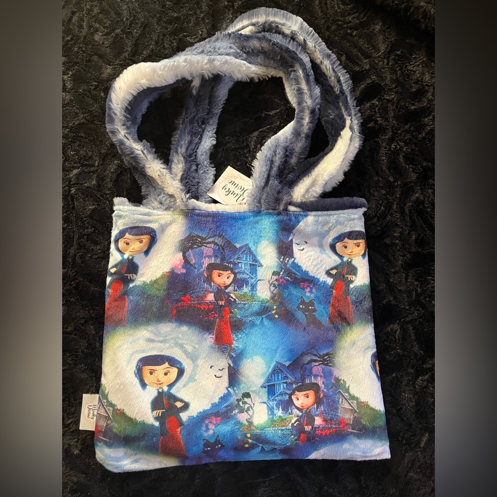 Coralline Reversible Minky Bag
